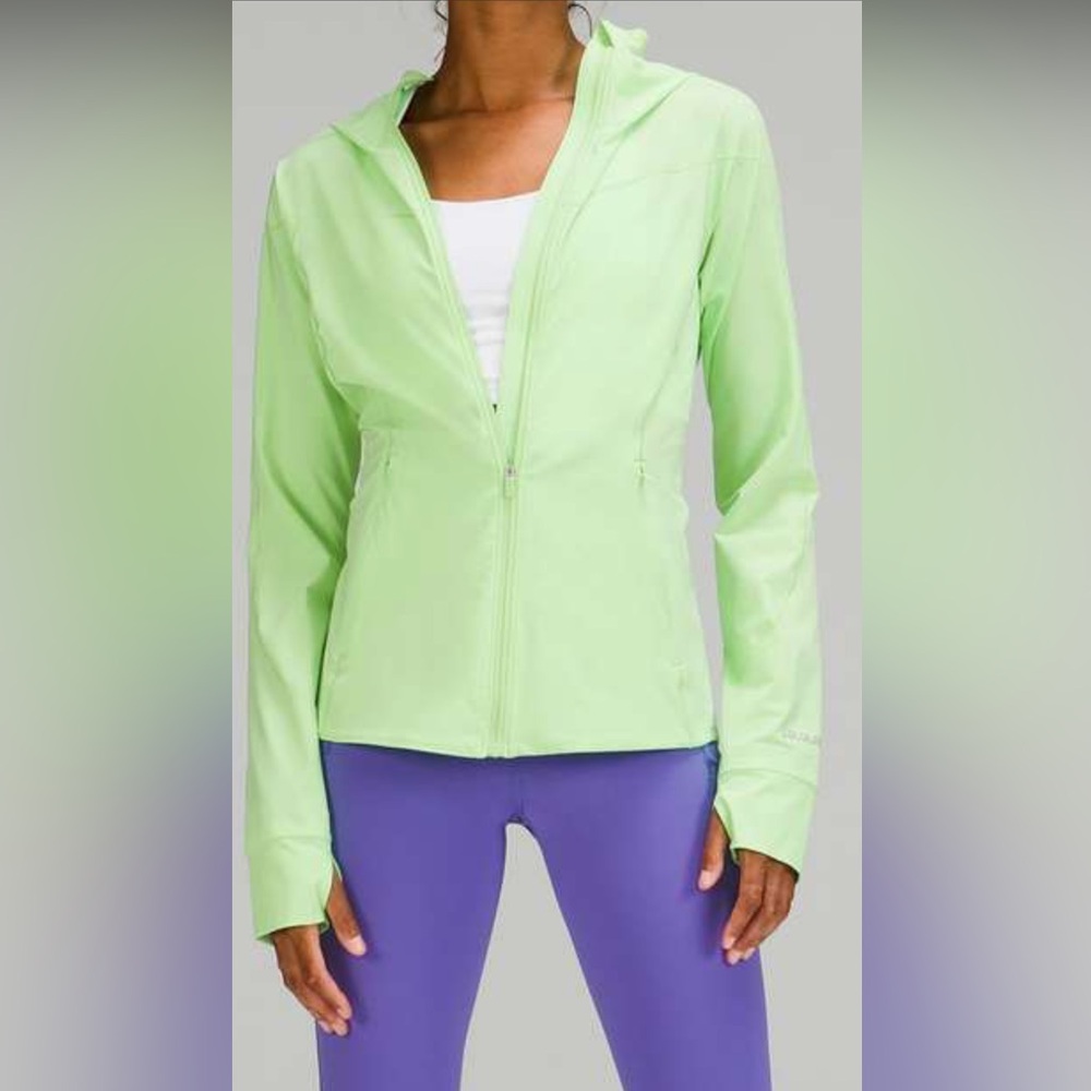 Light Green Women's Lightweight Hooded Jacket
